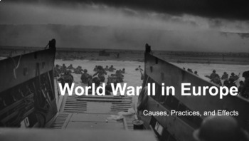 Preview of Causes and Effects of 20th Century Wars: World War II in Europe 