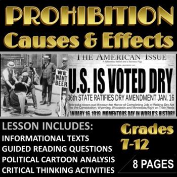 Preview of Prohibition in the U.S.