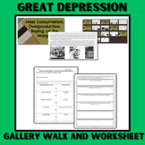 Causes and Effects of the Great Depression Gallery Walk an