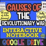 Causes of American Revolution DIGITAL Notebook Activity | 