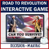 Causes of American Revolution Interactive Game: Boston Tea