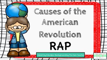 Preview of Causes of American Revolution Rap
