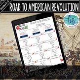 Causes of American Revolution Unlock & Escape Review Activ