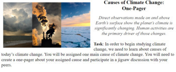 Preview of Causes of Climate Change One-Pager