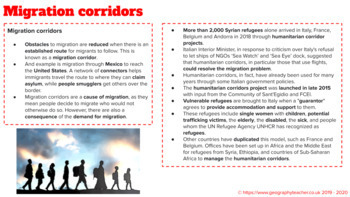 essay on causes of migration