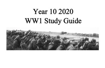 Preview of Causes of WW1