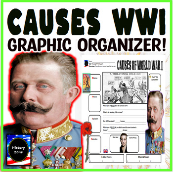 Causes of WWI Allies Central Powers MAIN Gavrilo Princip Activity Worksheet