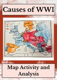 Causes of WWI - Map Activity - NO PREP