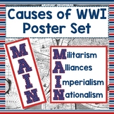 Causes of WWI Poster Set
