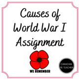 History: Causes of WWI Assignment