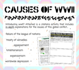 Causes of WWII ... Stations and Inquiry Discussion!