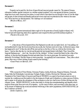 world war 1 dbq essay answer key pdf