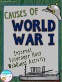 Causes of World War I Internet Scavenger Hunt WebQuest Act