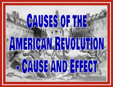 Causes of the American Revolution - Cause and Effect