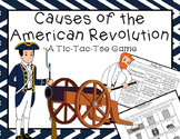 Causes of the American Revolution: A Tic-Tac-Toe Game