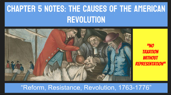Preview of Causes of the American Revolution- Bundle