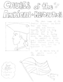 Causes of the American Revolution - Color-Me Notes