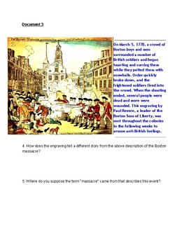 causes of the american revolution thesis statement