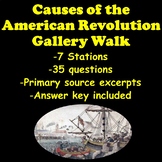 Causes of the American Revolution Gallery Walk