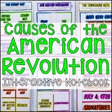 Causes of the American Revolution Interactive Notebook Gra