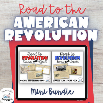 Preview of Causes of the American Revolution Pear Deck Google Slides Mini Bundle