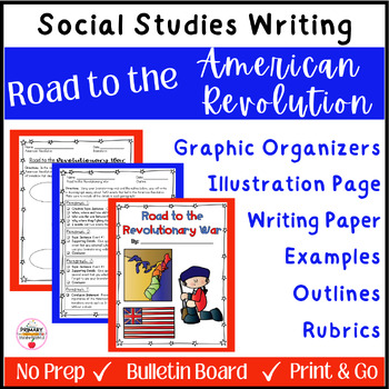 Preview of Causes of the American Revolution - Writing - Social Studies Activity