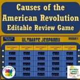 Causes of the American Revolution & Revolutionary War Edit