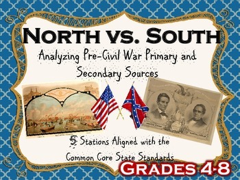 Preview of Causes of the Civil War: Analyzing Primary and Secondary Sources