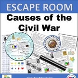 Causes of the American Civil War Escape Room Activity