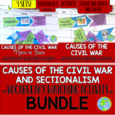 Causes of the Civil War Matching Activity BUNDLE