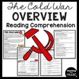 Cold War Overview Introduction Reading Comprehension Worksheet