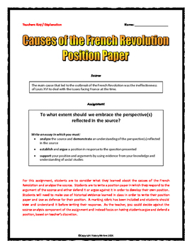essay on causes of the french revolution
