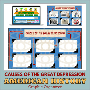 Preview of Causes of the Great Depression Graphic Organizer