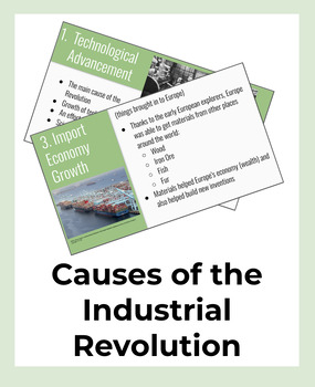 Preview of Causes of the Industrial Revolution Full Lesson