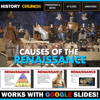 Preview of Causes of the Renaissance - PowerPoint with Notes Copy (Works with Google Slides