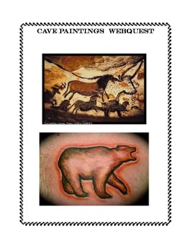 Preview of Cave Paintings WebQuest| Prehistoric| Research