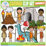 Caveman Clip Art Bundle