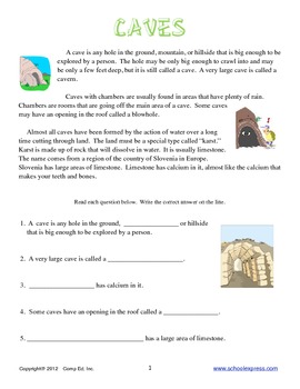 Cave exploration text 3 sheet для чего