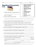 Significant Documents Webquest (Virginia Civics SOL CE.2b)