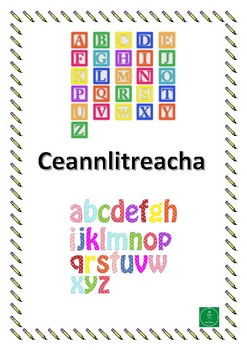 Preview of Ceannlitreacha na hAibítre - Leabhrán / Capital Letters in Irish booklet