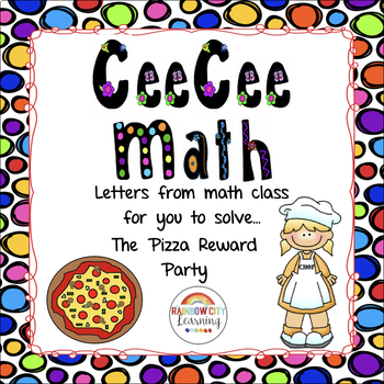 Preview of Adding Angles Close Reading Math Story Problem The Pizza Reward Party