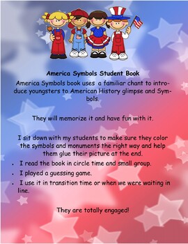 Preview of Celebrate America Symbols Student Book