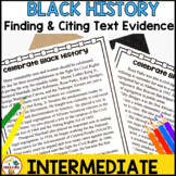 Celebrate Black History Month | Finding and Citing Text Evidence