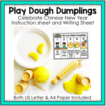 Preview of Free - Celebrate Chinese New Year - Play Dough Dumplings