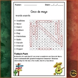 Celebrate Cinco de Mayo: Word Search Puzzle | Challenge!