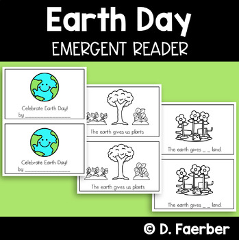 Preview of Earth Day Emergent Reader A Book for Taking Care of the Environment