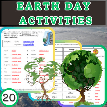 Preview of Celebrate Earth Day: Engaging Activities Worksheets for Environmental Education