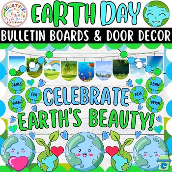 Preview of Celebrate Earth's Beauty!: Earth Day And April Bulletin Boards & Door Decor Kits