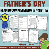 Celebrate Father's Day Reading Comprehension & Activities 