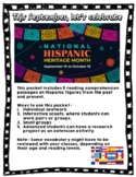 Celebrate Hispanic Heritage Month! Reading Comprehension***
